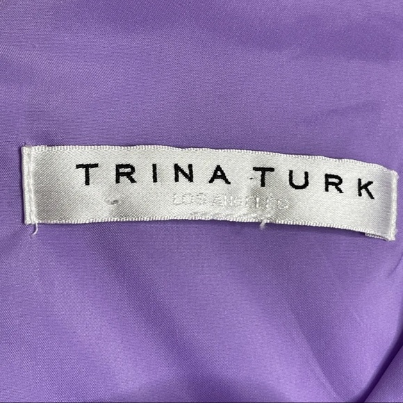 Trina Turk Trina Turk Women's Cameron Flutter Cap Sleeve Dress. - Picture 8 of 8